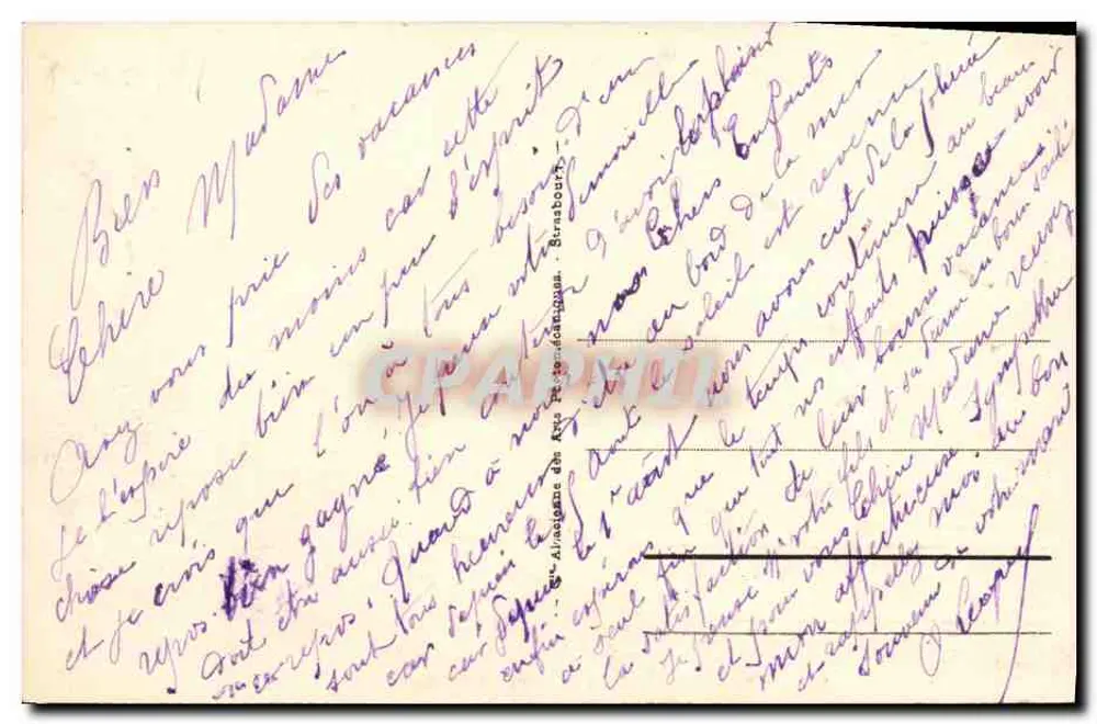 Langrune - Vista das Cabines — 35 Langrune — editor ARB - Verso
