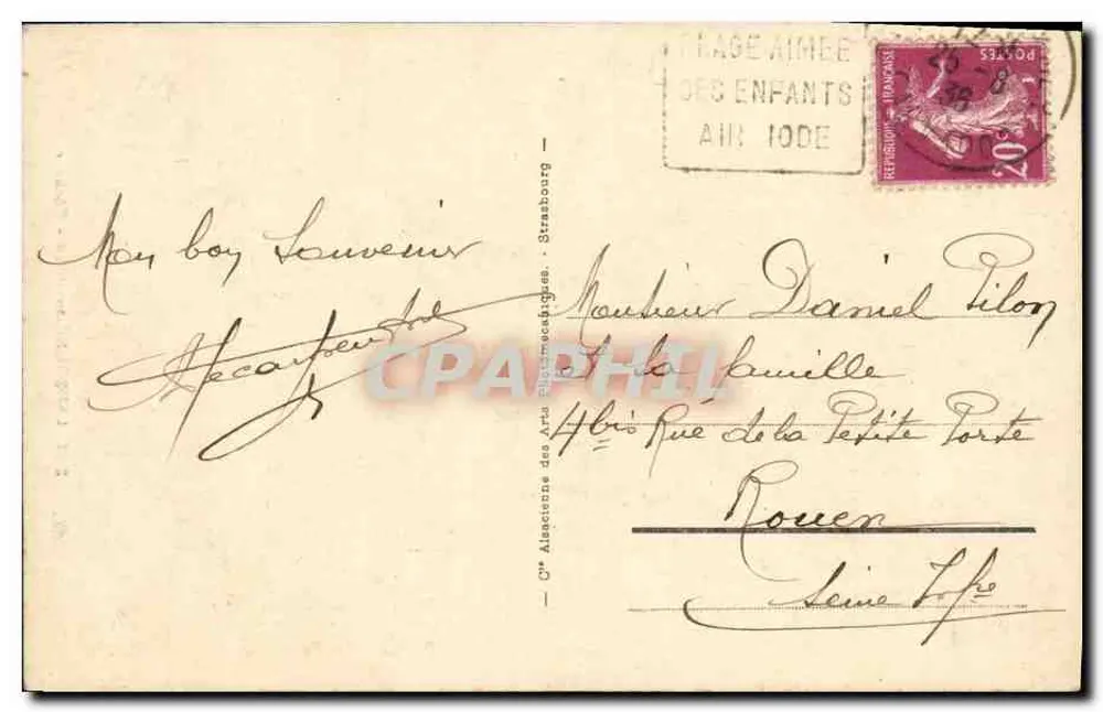 Langrune-sur-Mer — Pescador — Editor: A. Viron - Verso