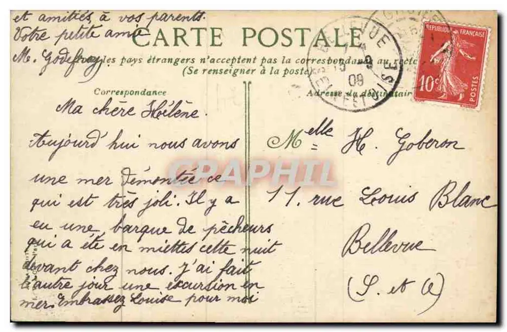 Langrune. As Cabines — 1881 — L.V.G. C12 - Verso