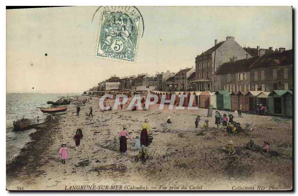 Langrune-sur-Mer (Calvados) — Ansicht vom Schloss — Collections ND Phot. - Vorderseite