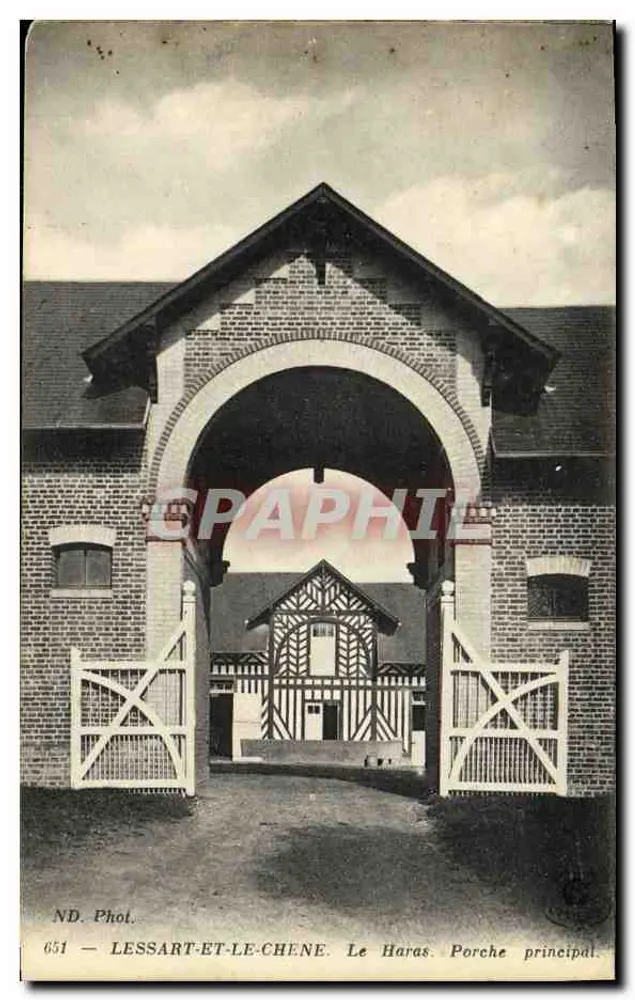 Lessart-et-le-Chêne — Der Haras. Haupteingang — ND. Phot. n° 651 - Vorderseite