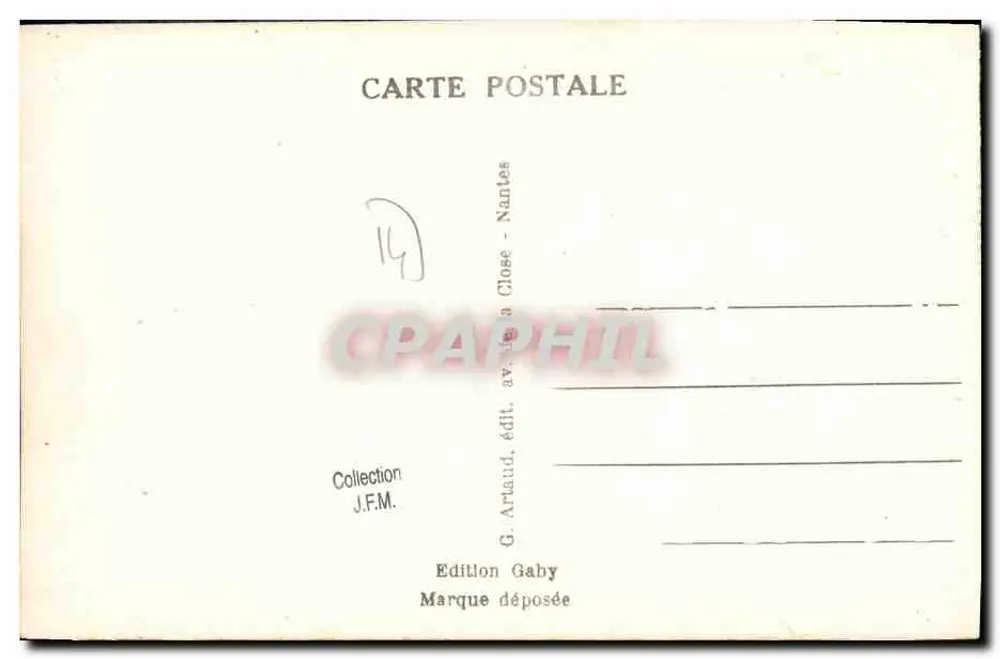 LION-sur-MER (Culvados) — Panorama de la Playa — G. Ardaud, editor Gaby - Reverso