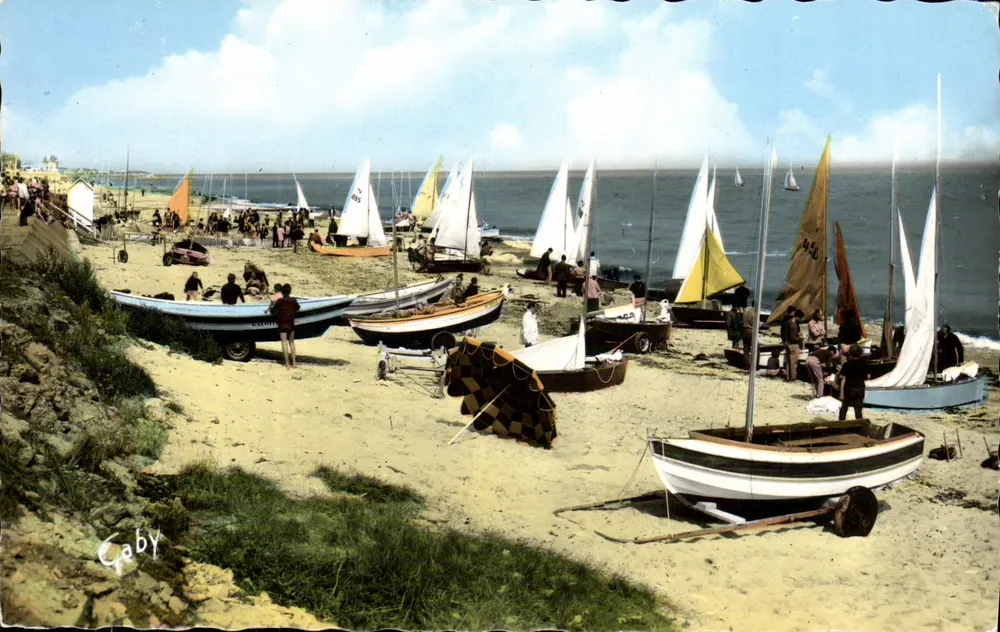 Lion-sur-Mer — Preparazione per le Regate — Edizioni Gaby - Recto