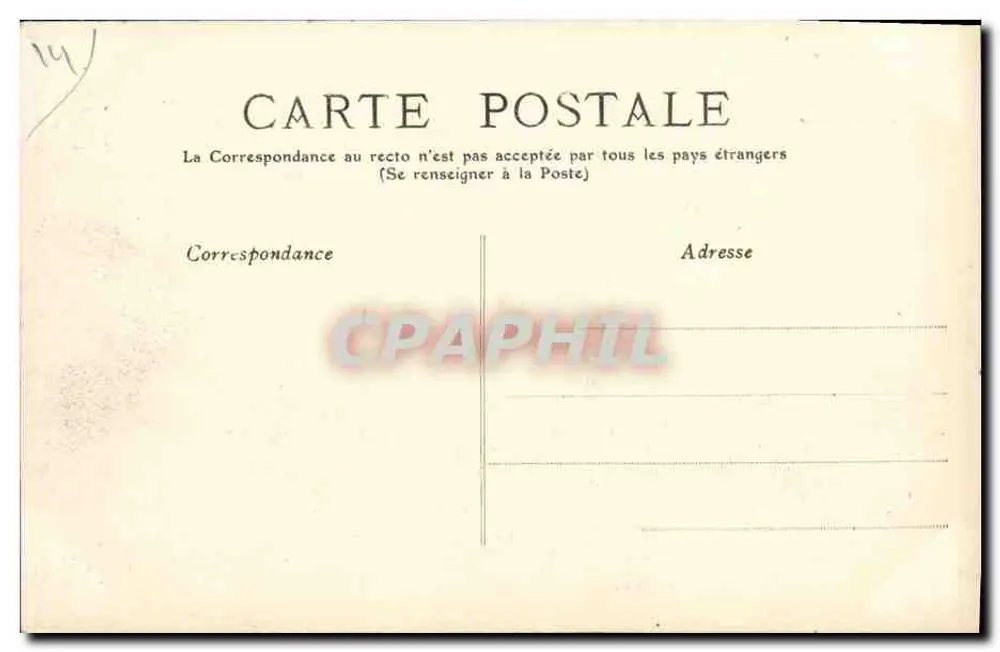Lion-sur-Mer — Fossés du Château et Pavillon du Régisseur — Calvados - Rückseite