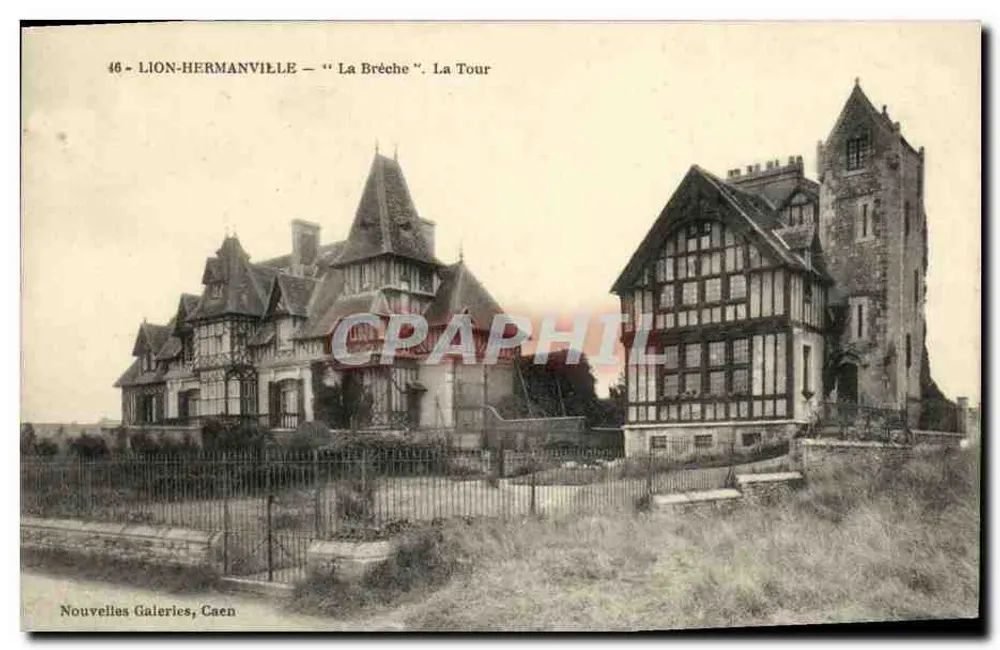 Lion-Hermanville — 'La Bréche'. Die Turm — Nouvelles Galeries, Caen - Vorderseite