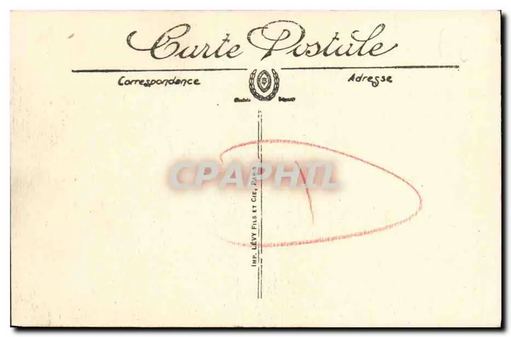 Lion-sur-Mer — A Igreja — LL. — Editor LL. — N° 33 - Verso