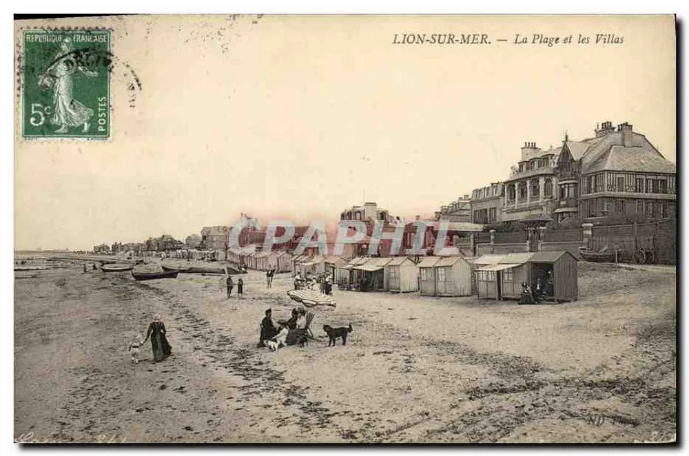 LION-SUR-MER — Die Strände und Villen — Verlag unbekannt - Vorderseite