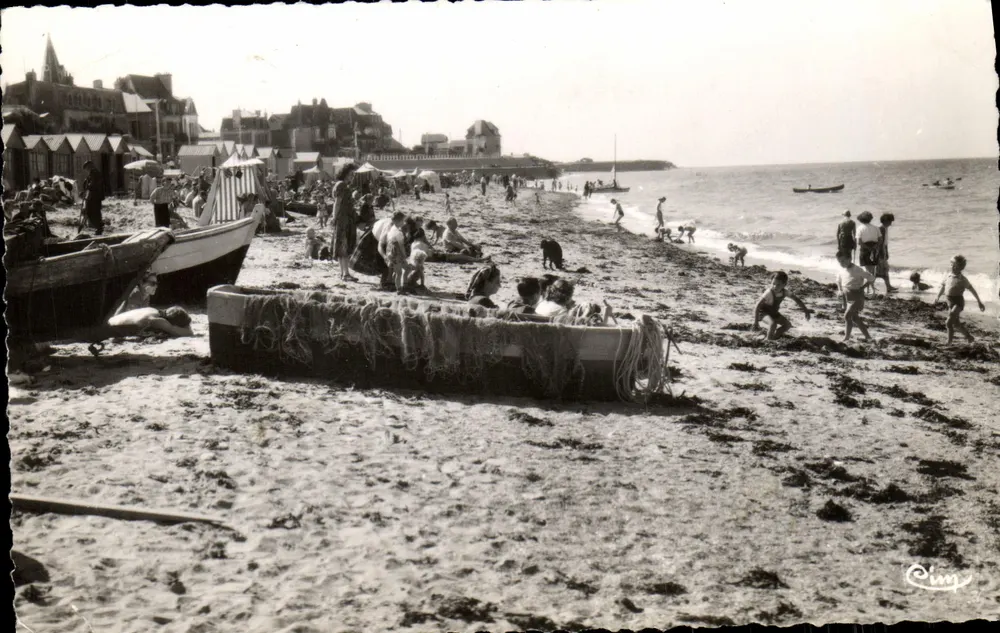 Praia de Lion-sur-Mer — vista animada — Fotografia Imagerie Cim - Frente