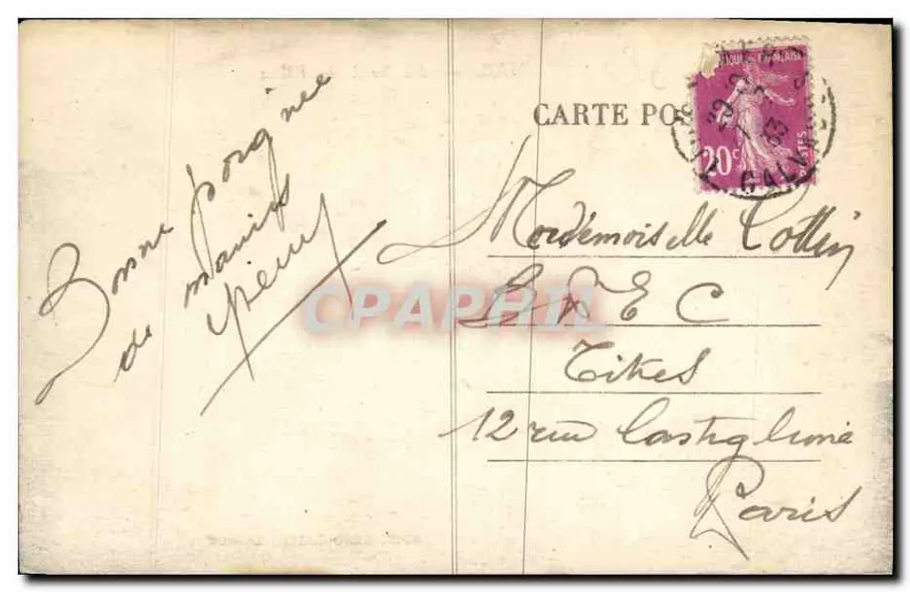 Lion-sur-Mer — Ao Lado da Água — Ed. Leroullier, Tabacs - Verso