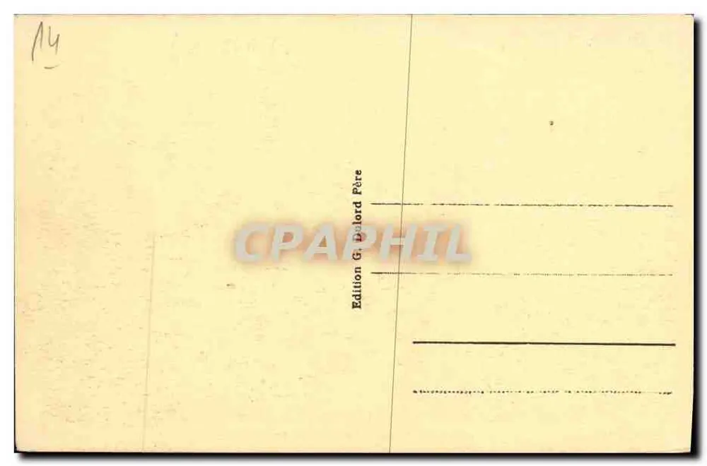 LION-sur-MER - A Promenade — editor G. Delord Père, n°23 - Verso