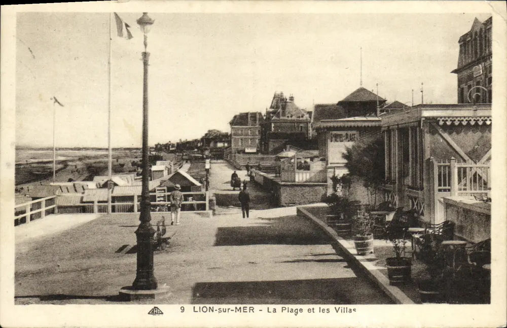 LION-sur-MER — Die Strände und Villen — Verlag A.H.A. n°9 - Vorderseite