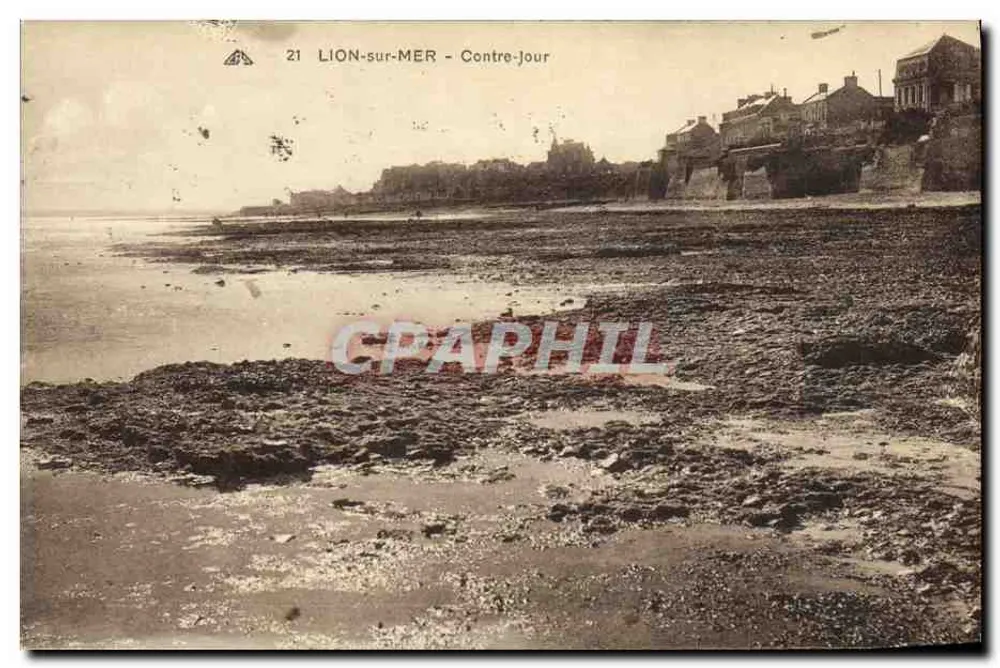 LION-sur-MER — Vista da praia em contraluz — Contraluz, n°21 - Frente