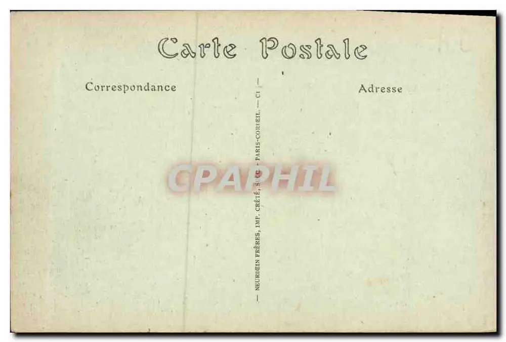 Castillo de Lion-sur-Mer — lado del parque (siglo XVI) — Neurdein Frères, París - Reverso