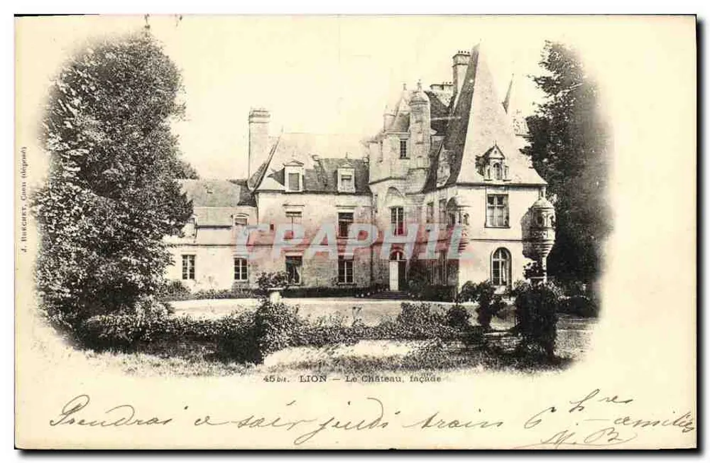 Leão — O Castelo, fachada — A. Hucquet, Gann (Mayenne) - Frente