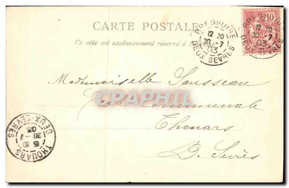 Leão — O Castelo, fachada — A. Hucquet, Gann (Mayenne) - Verso