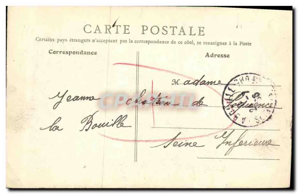 Lion-sur-Mer (Calvados) - Gruppe von Chalets, westlicher Seite — B. F., Paris, Nr. 23 - Rückseite