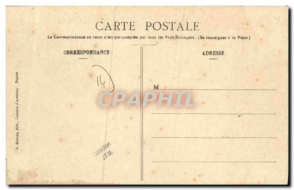 Schlösser des Calvados - Litteau - La Carrière - Rückseite