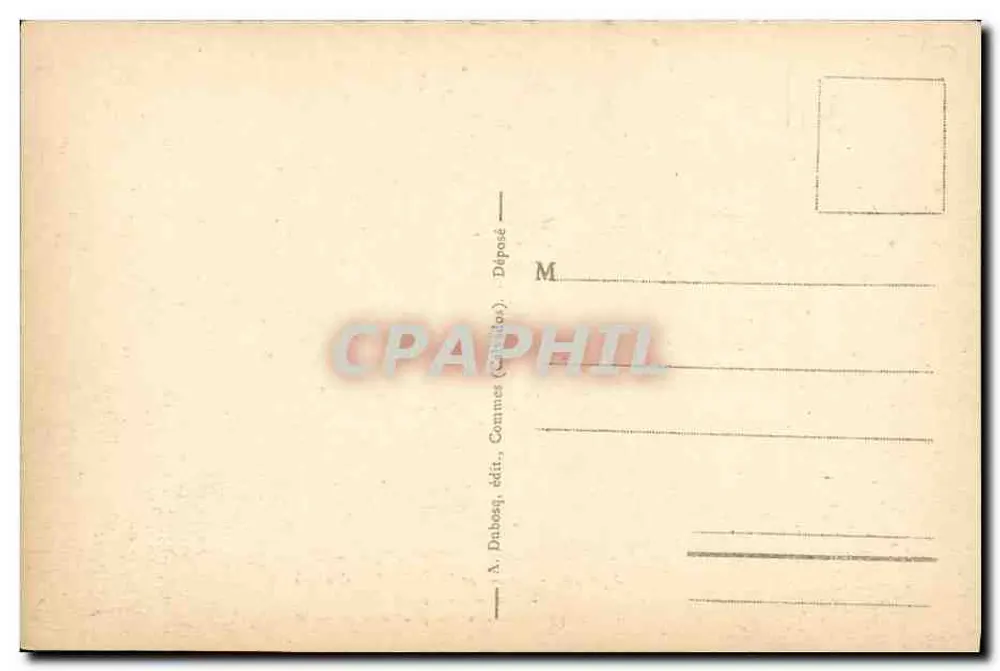 Ruínas da Capela da Abadia de LONGUES (Calvados) — Adquirida pelos Beaux-Arts para ser restaurada — A+D 441 - Verso