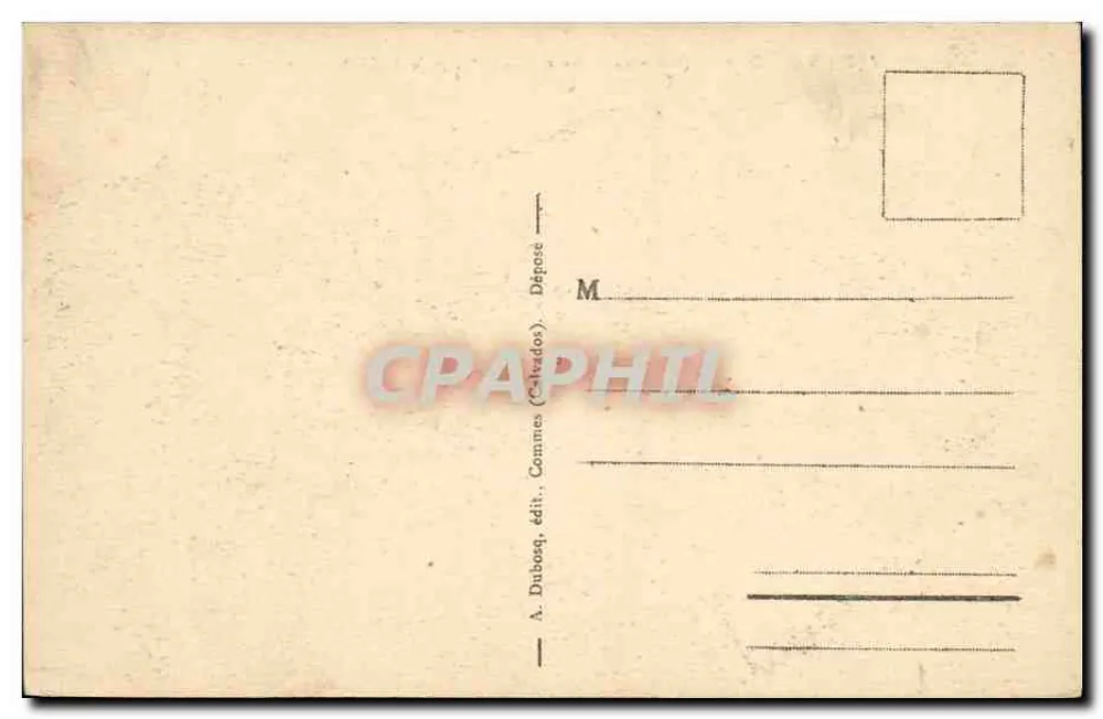 Longues (Calvados) — Ruinen der Kapelle der Abtei Ste Marie — A+D 728 - Rückseite