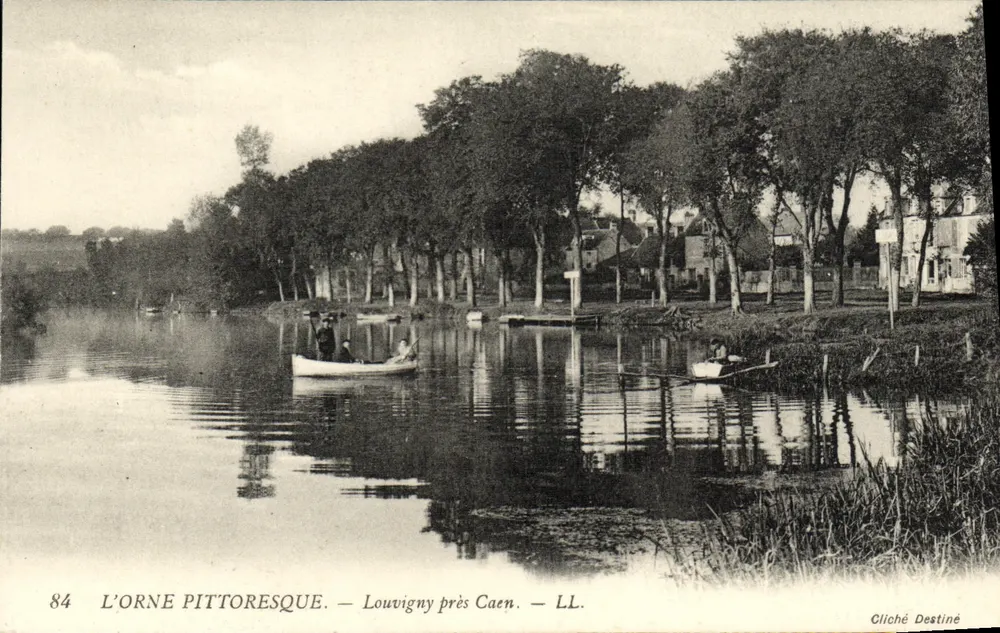 Die pittoreske Orne — Louvigny bei Caen — LL. - Vorderseite