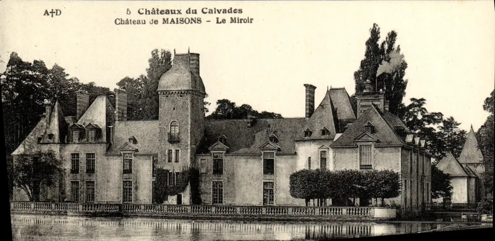 Schloss Maisons - Le Miroir — Schlösser des Calvados — A. Dubosq, Calvados - Vorderseite