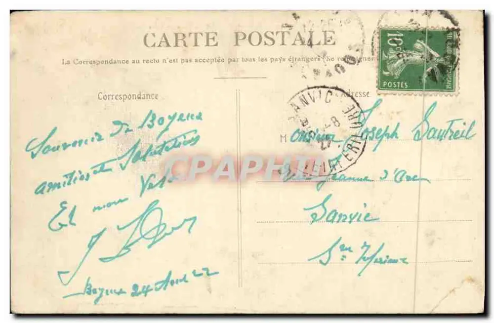Casa de Bayeux — El Castillo — Lado Sur — Goll, E. U. - Reverso