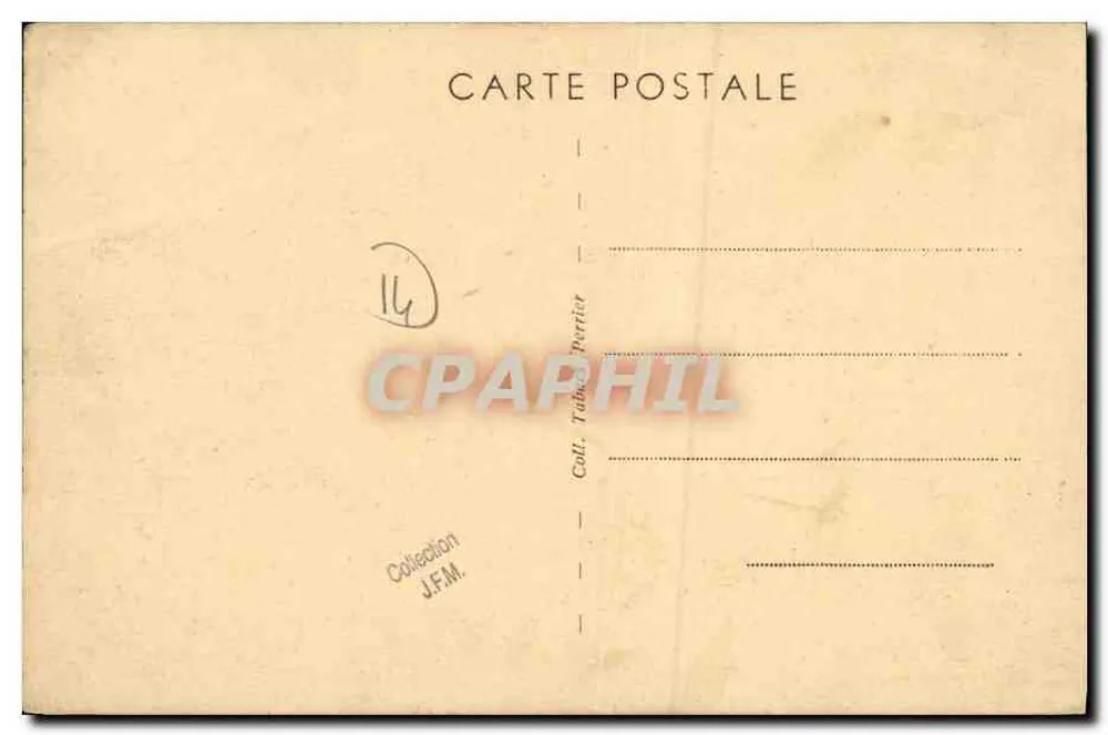 Manneville-la-Pipard (Calvados) — Eingang zum Dorf — Verleger: J. F. M. - Rückseite