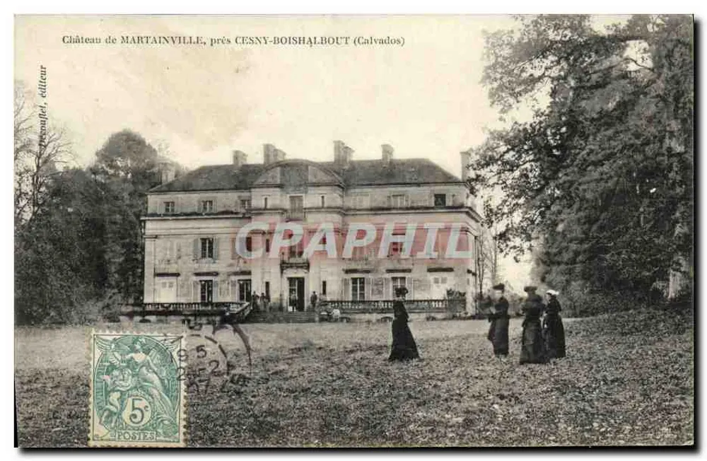 Schloss Martainville — nahe Cesny-Boishalbou (Calvados) — Verleger Pissanglè - Vorderseite