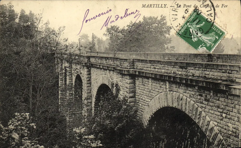Martilly — O Ponte do Caminho de Ferro — Editor não identificado, n° 20 - Frente