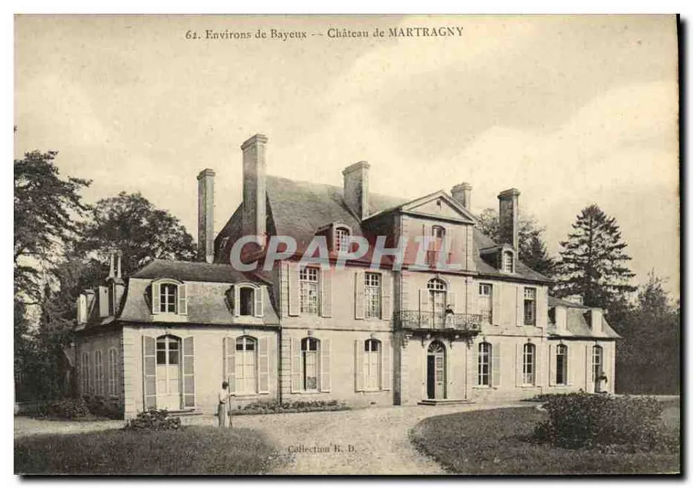 Castelo de Martragny — Environs de Bayeux — Coleção B.D. - Frente