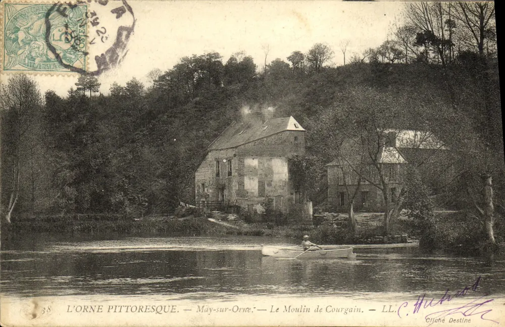 Die malerische Orne — May-sur-Orne — Das Moulin de Courgain — LL. C. Hildred - Vorderseite