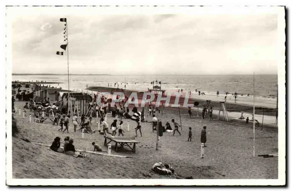 Strand von Merville-Franceville — Lebendige Ansicht — Photo Maillard - Vorderseite