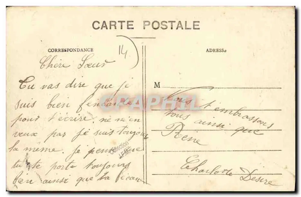 Mesnil-Guillaume (Calvados) — Das Schloss (17. Jahrhundert) — Verlag: Chidac G. Le Matirey, Léon - Rückseite