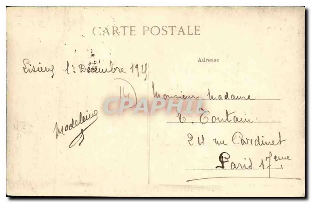 MESNIL-MAUGER (Calvados) — Das Kreuzgang und die Grotte — Fillion, Verlag, Listeux - Rückseite