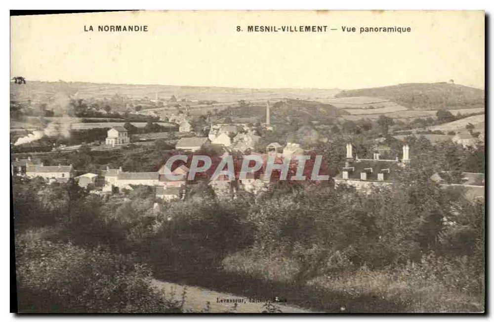 Mesnil-Villement — Vista panorâmica — Lévassour, editor, série 8 - Frente