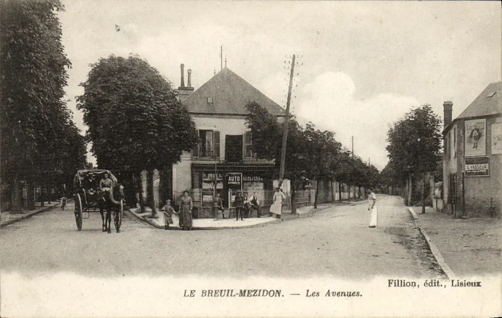 Le Breuil-Mezidon — Le Viale — Fillion, editore, Lisieux - Recto