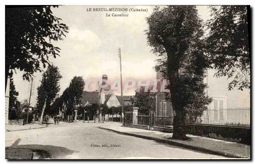 Le Breuil-Mézidon (Calvados) — O Cruzeiro — Fillion, editor, Lisieux - Frente