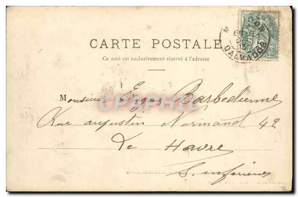 Mézidon — La Grande Rue — Généreés, uitgever — C. Jeanne, fot. Falaise - Achterkant