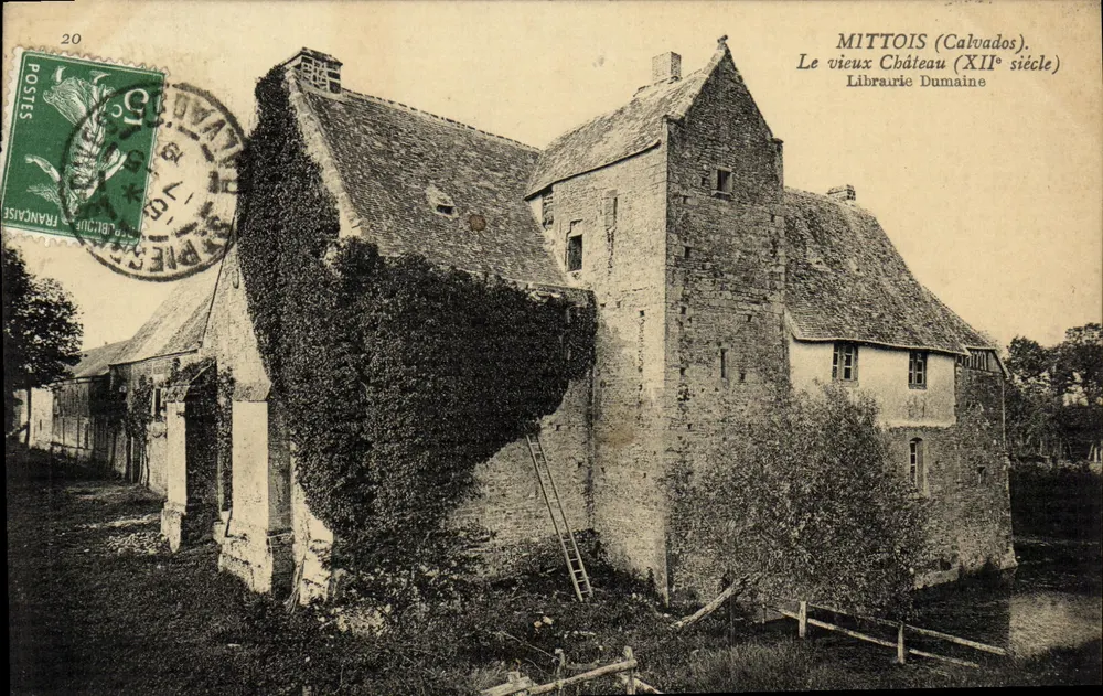 Mittois (Calvados) — El viejo Castillo (siglo XII) — Librairie Dumaine - Anverso