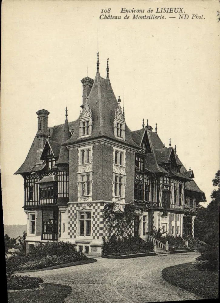 Schloss Monteillerie — Umgebung von Lisieux — ND Phot. - Vorderseite