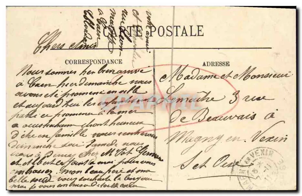 Die malerische Orne — Les Moutiers-en-Cinglais — Mühle Brié — LL - Rückseite