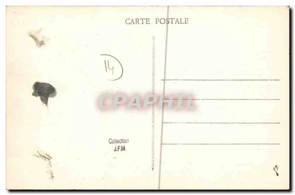 Les Moutiers-Hubert (Calvados) — O Château de Cheffreteen — editor não identificado, n° 14 - Verso