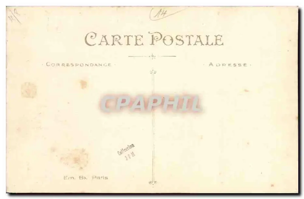 Normandes d'Outrefoïs — Traditionelles Kleid — Verlag Em. Bx Paris, Nr. 15 - Rückseite