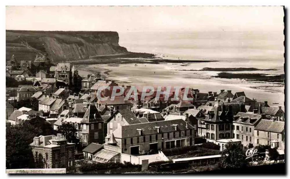 Arromanches-les-Bains — Panoramablick auf den Hafen — 3. Serie der Arts Photomechanique - Vorderseite