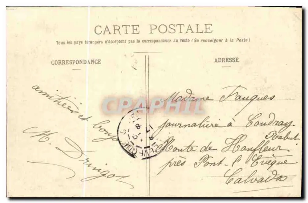 Arromanches — Algemene uitzicht genomen vanaf de heuvel — Coll. R. D. - Achterkant