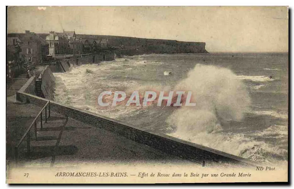 Arromanches-les-Bains — Effekt der Flut in der Bucht während einer hohen Flut — ND Fotografie n°27 - Vorderseite