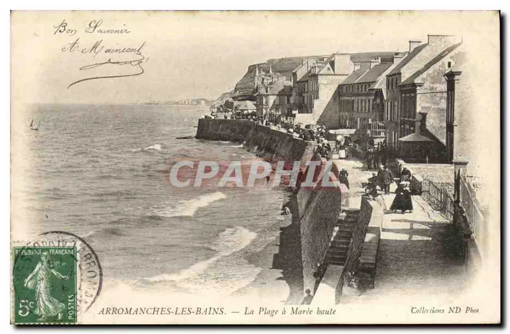 Arromanches-les-Bains — A Praia de Marie Alta — Coleções ND Phot - Frente