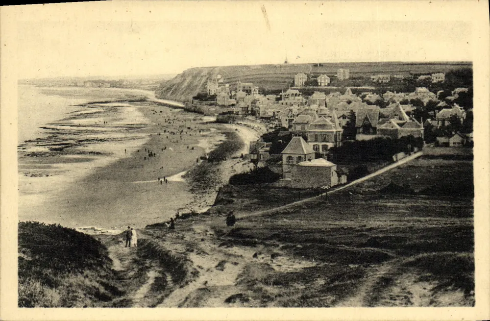 Arromanches — Allgemeiner Blick von den Tracy-Klippen — Verlag Levy & Neundein, Paris - Vorderseite