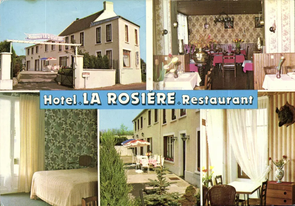 Hotel-Restaurant LA ROSIÈRE — Arromanches-les-Bains — Edition Leconte - Vorderseite