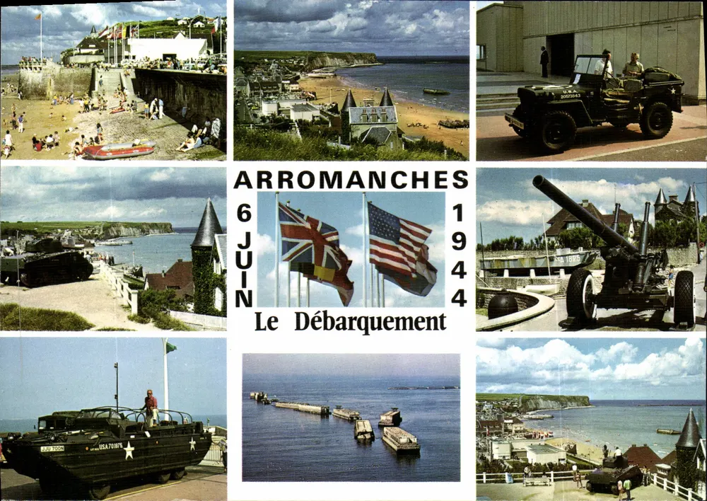 Arromanches — D-Day 6. Juni 1944 — Verlag Leblanc, Nr. 9 - Vorderseite